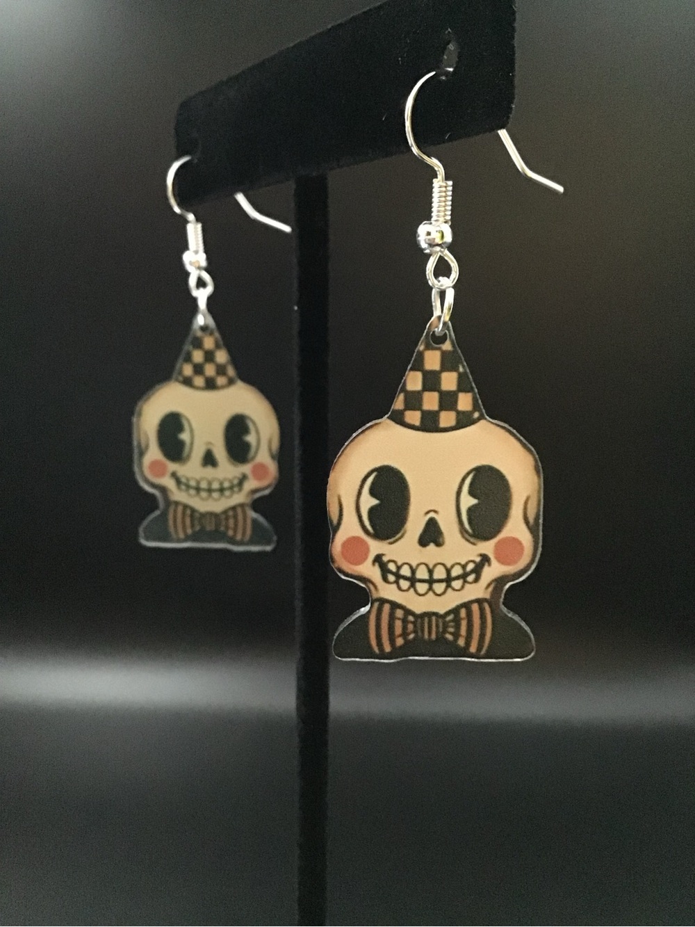 Retro Skull Earrings